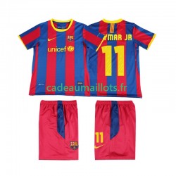 FC Barcelone Maillot avec flocage Neymar JR 11 Rétro Domicile 2010 2011 ,Tenue Enfant MC