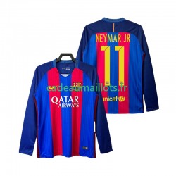 FC Barcelone Maillot avec flocage Neymar JR 11 Rétro Domicile 2016 2017 ,Homme ML