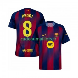 FC Barcelone Maillot avec flocage Pedri 8 Domicile 2025-2026 ,Homme MC