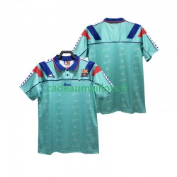 FC Barcelone Maillot avec flocage Rétro Extérieur 1992 1995 ,Homme MC