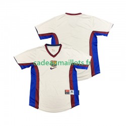 FC Barcelone Maillot avec flocage Rétro Extérieur 1988 2002 ,Homme MC