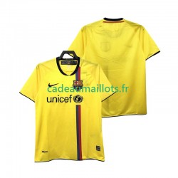 FC Barcelone Maillot avec flocage Rétro Extérieur 2008 2009 ,Homme MC