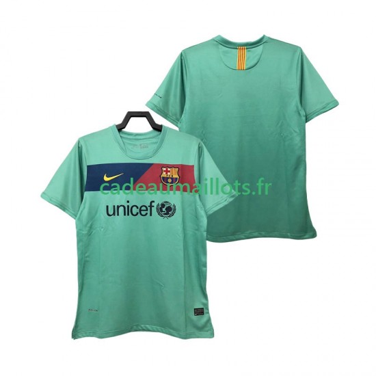 FC Barcelone Maillot avec flocage Rétro Extérieur 2010 2011 ,Homme MC