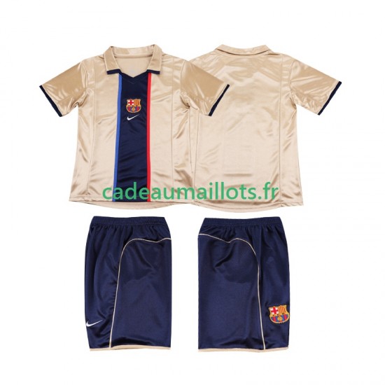 FC Barcelone Maillot avec flocage Rétro Extérieur 2011 2010 ,Tenue Enfant MC