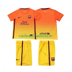 FC Barcelone Maillot avec flocage Rétro Extérieur 2012 2013 ,Tenue Enfant MC
