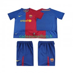 FC Barcelone Maillot avec flocage Rétro Domicile 2008 2009 ,Tenue Enfant MC