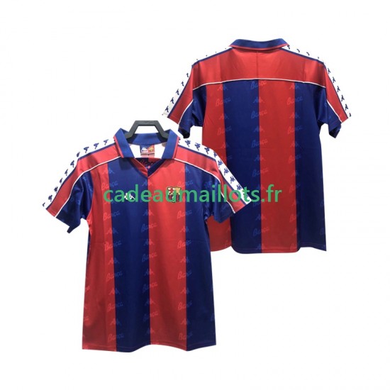 FC Barcelone Maillot avec flocage Rétro Domicile 1992 1995 ,Homme MC