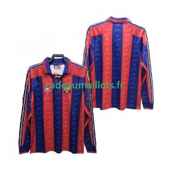 FC Barcelone Maillot avec flocage Rétro Domicile 1996 2004 ,Homme ML