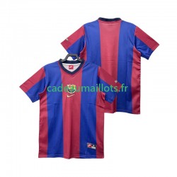 FC Barcelone Maillot avec flocage Rétro Domicile 1988 2002 ,Homme MC