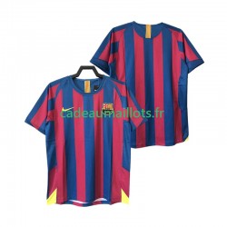 FC Barcelone Maillot avec flocage Rétro Domicile 1998 2006 ,Homme MC