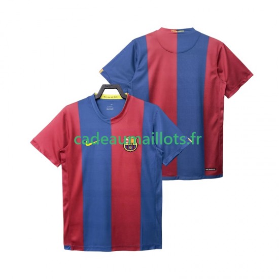 FC Barcelone Maillot avec flocage Rétro Domicile 2006 2007 ,Homme MC