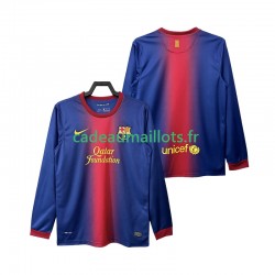 FC Barcelone Maillot avec flocage Rétro Domicile 2012 2013 ,Homme ML