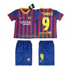 FC Barcelone Maillot avec flocage SUARZE 9 Rétro Domicile 2013 2014 ,Tenue Enfant MC