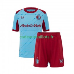 Feyenoord Rotterdam Maillot avec flocage 3ème 2025-2026 ,Tenue Enfant MC