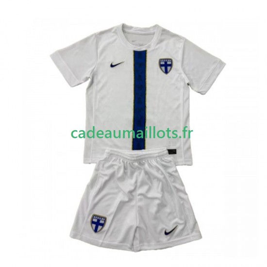 Finlande Maillot avec flocage Domicile 2025 ,Tenue Enfant MC