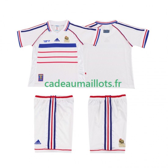 France Maillot avec flocage Rétro Extérieur 1988 ,Tenue Enfant MC
