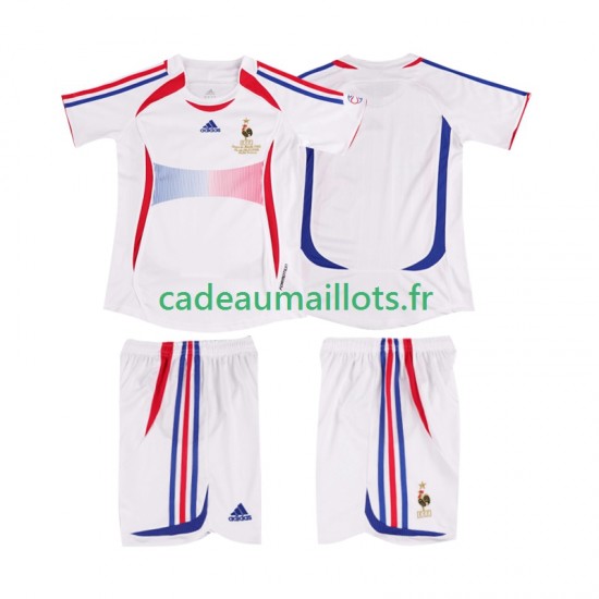 France Maillot avec flocage Rétro Extérieur 2006 ,Tenue Enfant MC