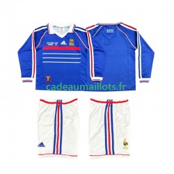 France Maillot avec flocage Rétro Domicile 1988 ,Tenue Enfant ML