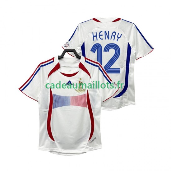France Maillot avec flocage Henry 12 Rétro Extérieur 2006 ,Homme MC