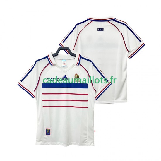 France Maillot avec flocage Rétro Extérieur 1988 ,Homme MC