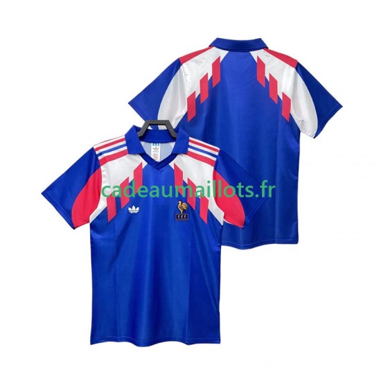 France Maillot avec flocage Rétro Domicile 1990 ,Homme MC