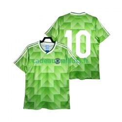 Allemagne Maillot avec flocage 10 Rétro Extérieur 1990 ,Homme MC