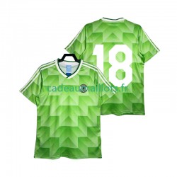 Allemagne Maillot avec flocage 18 Rétro Extérieur 1990 ,Homme MC