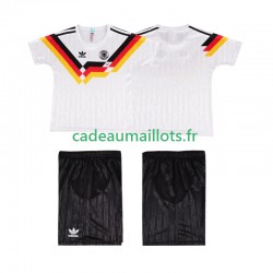Allemagne Maillot avec flocage Rétro Domicile 1990 ,Tenue Enfant MC