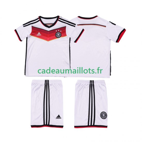 Allemagne Maillot avec flocage Rétro Domicile 2014 ,Tenue Enfant MC