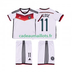 Allemagne Maillot avec flocage KLOSE 11 Rétro Domicile 2014 ,Tenue Enfant MC