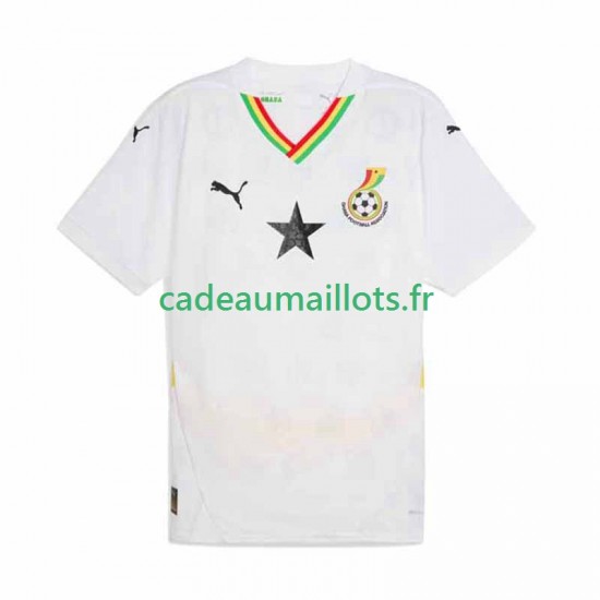 Ghana Maillot avec flocage Domicile 2025 ,Homme MC