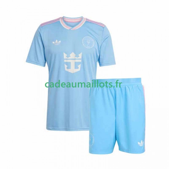 InterMiami Maillot avec flocage 3ème 2025-2026 ,Tenue Enfant MC