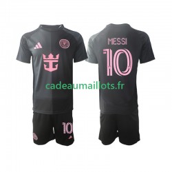 InterMiami Maillot avec flocage Lionel Messi 10 Extérieur 2025 ,Tenue Enfant MC