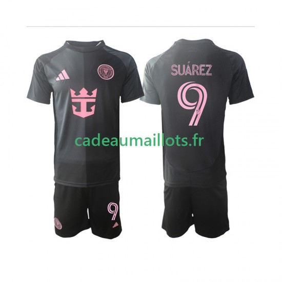 InterMiami Maillot avec flocage Luis Suarez 9 Extérieur 2025 ,Tenue Enfant MC