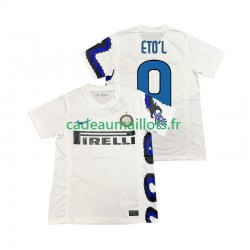 Inter Milan Maillot avec flocage ETOL 9 Rétro Extérieur 2010 2011 ,Homme MC