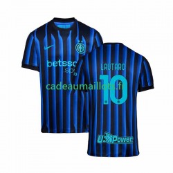 Inter Milan Maillot avec flocage Lautaro Martinez 10 Domicile 2025-2026 ,Homme MC