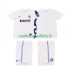 Inter Milan Maillot avec flocage Rétro Extérieur 2010 2011 ,Tenue Enfant MC