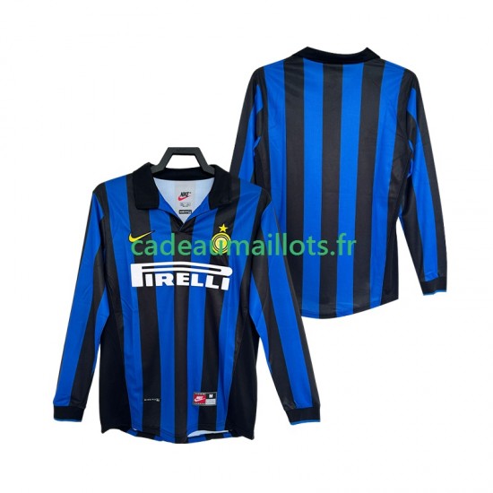 Inter Milan Maillot avec flocage Rétro Domicile 1988 2002 ,Homme ML