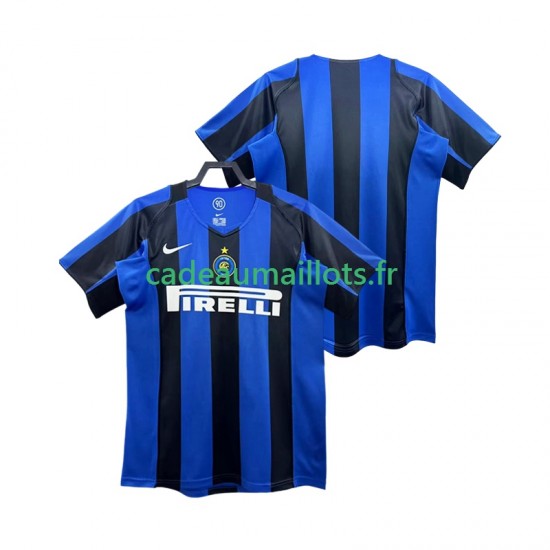 Inter Milan Maillot avec flocage Rétro Domicile 1999 1998 ,Homme MC