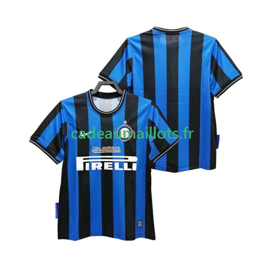 Inter Milan Maillot avec flocage Rétro Domicile 2009 2010 ,Homme MC