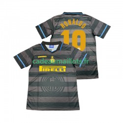 Inter Milan Maillot avec flocage Ronaldo 10 Rétro 3ème 2004 1988 ,Homme MC