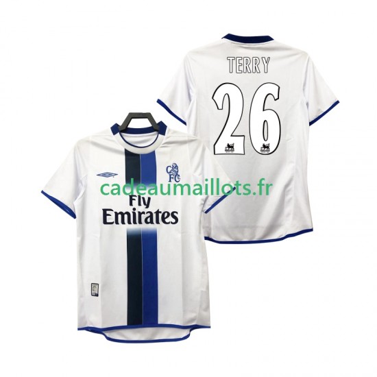Inter Milan Maillot avec flocage TERRY 26 Rétro Extérieur 2008 1999 ,Homme MC