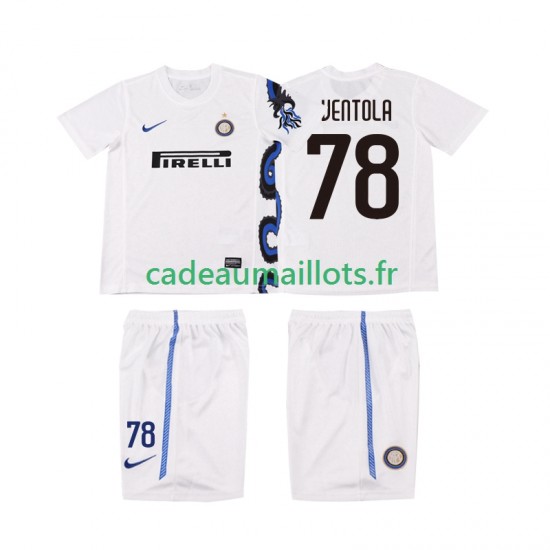 Inter Milan Maillot avec flocage VENTOLA 78 Rétro Extérieur 2010 2011 ,Tenue Enfant MC