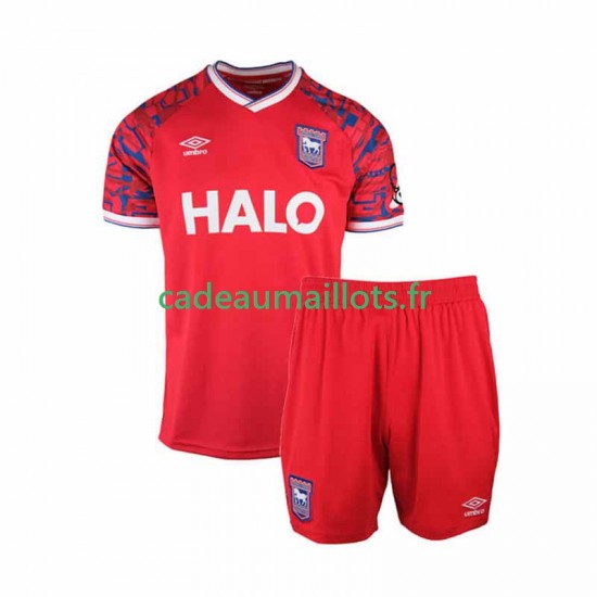 Maillot avec flocage Ipswich Town Extérieur 2025-2026 ,Tenue Enfant MC