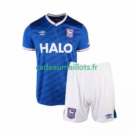 Maillot avec flocage Ipswich Town Domicile 2025-2026 ,Tenue Enfant MC
