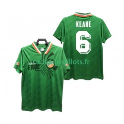 Irlande Maillot avec flocage KEAHE 6 Rétro Domicile 1994 ,Homme MC
