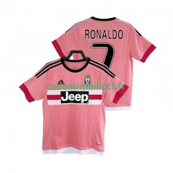 Juventus Maillot avec flocage Cristiano Ronaldo 7 Rétro Extérieur 2016 2017 ,Homme MC