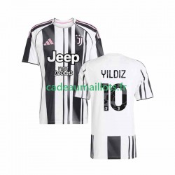 Juventus Maillot avec flocage Kenan Yildiz 10 Domicile 2025-2026 ,Homme MC