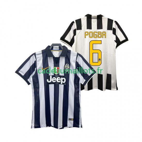 Juventus Maillot avec flocage Pogba 6 Rétro Domicile 2014 2015 ,Homme MC Juventus Maillot avec flocage Pogba 6 Rétro Domicile 2014 2015 ,Homme MC