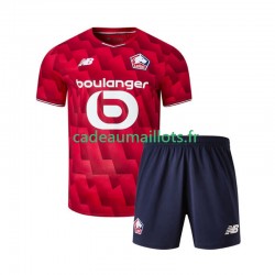 OSC Lille Maillot avec flocage Domicile 2025-2026 ,Tenue Enfant MC
